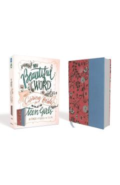 NIV, Beautiful Word Coloring Bible for Teen Girls, Imitation Leather, Pink/Blue: Hundreds of Verses to Color - Zondervan