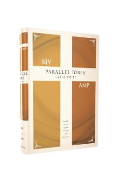 KJV, Amplified, Parallel Bible, Large Print, Hardcover, Red Letter Edition: Two Bible Versions Together for Study and Comparison - Zondervan