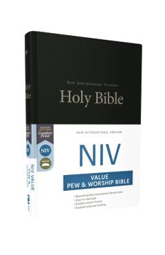 NIV, Value Pew and Worship Bible, Hardcover, Black - Zondervan