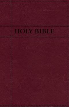 Niv, Premium Gift Bible, Leathersoft, Burgundy, Red Letter Edition, Comfort Print - Zondervan