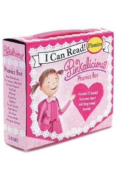 Pinkalicious 12-Book Phonics Fun!: Includes 12 Mini-Books Featuring Short and Long Vowel Sounds - Victoria Kann