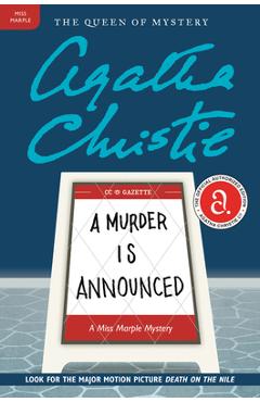 A Murder Is Announced: A Miss Marple Mystery - Agatha Christie