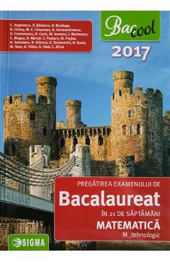 Bac 2017. Matematica M Tehnologic. Pregatirea examenului de Bacalaureat in 21 de saptamani