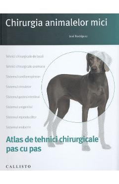 Chirurgia animalelor mici. Atlas de tehnici chirurgicale pas cu pas – Jose Rodriguez animalelor. imagine 2022