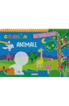Coloram cu sabloane: Animale - GIRASOL