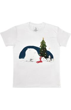 Tricou de craciun urs polar. xmas t-shirt - m