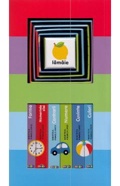 Bebe invata. Set educativ: 6 carti + 6 cuburi (cuburi imagine 2022
