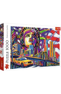 Puzzle 1000. New York in culori