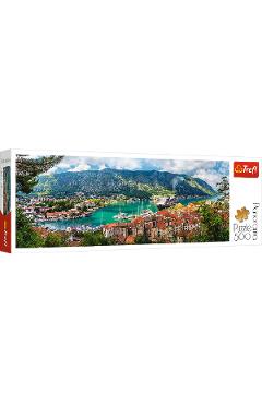 Puzzle 500. Panorama orasului Kotor, Muntenegru