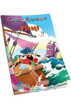 Pirati. Carte de colorat - UNICART