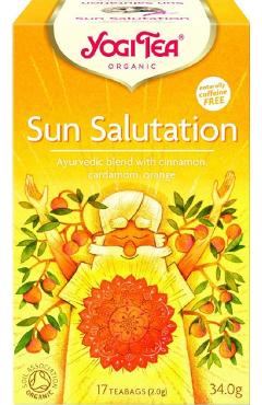 Ceai salutul soarelui / sun salutation eco/bio 17dz - yogi tea