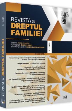 Revista de Dreptul Familiei Nr.2/2020 carte