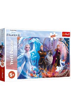 Puzzle 100. Frozen 2: Lumea magica