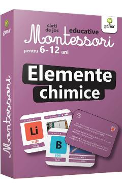 Elemente Chimice. Carti De Joc Montessori Pentru 6-12 Ani