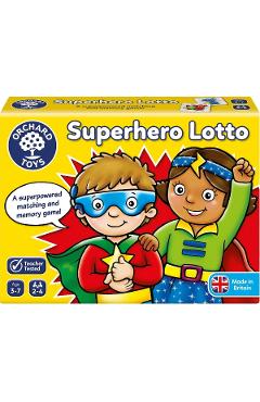 Joc educativ Superhero Lotto. Supererou