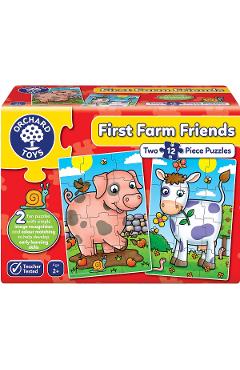 Puzzle First Farm Friends. Primii prieteni de la ferma