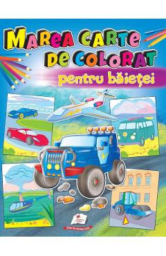Marea carte de colorat pentru baietei - PEGAS