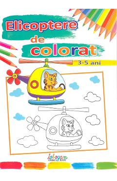 Elicoptere de colorat