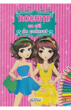 Rochite cu stil de colorat Carti imagine 2022