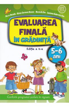 Evaluarea finala in gradinita 5-6 ani - alice nichita, nicoleta din, alina carmen bozon, iasmina gabriela din