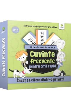 Kit. Ultimele 400 de cuvinte frecvente pentru citit rapid. 4-8 ani 4-8 imagine 2022