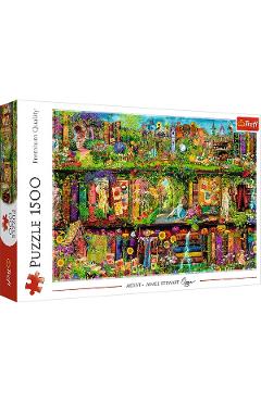 Puzzle 1500. Fairy Bookcase Aimee Stewart