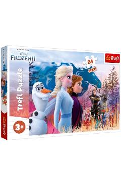 Puzzle 24 maxi. Frozen 2: Calatoria magica