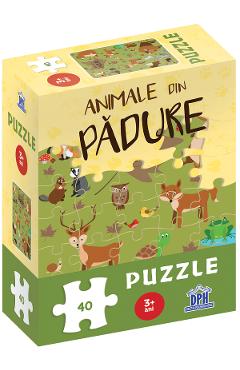 Animale din padure.Puzzle