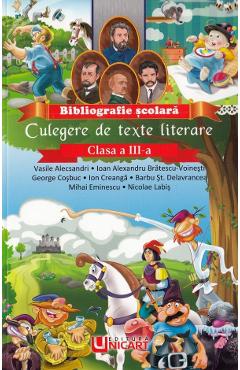 Culegere de texte literare - Clasa 3 - UNICART