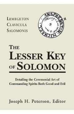 Lesser Key of Solomon Hb: Lemegeton Clavicula Salomonis libris.ro imagine 2022 cartile.ro