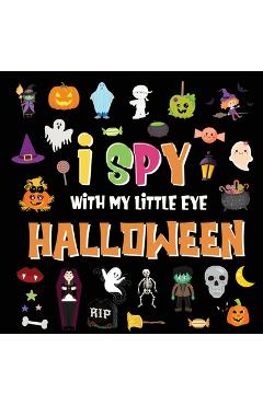 I Spy With My Little Eye - Halloween: A Fun Search and Find Game for Kids 2-4! - Colorful Alphabet A-Z Halloween Guessing Game for Little Children - Pamparam Kids Books