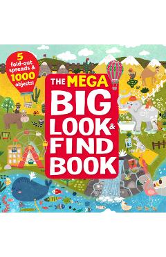 The Mega Big Look & Find Book: 5 Fold-Out Spreads & 1000 Objects! - Inna Anikeeva