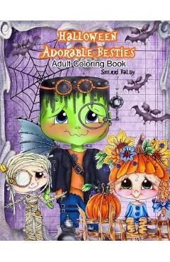 Halloween Adorable Besties Adult Coloring Book - Sherri Ann Baldy