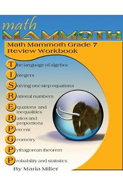 Math Mammoth Grade 7 Review Workbook - Maria Miller - Imagine 1