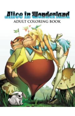 Alice in Wonderland Adult Coloring Book - Joe Brusha