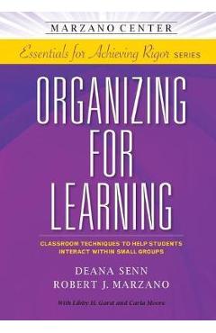 Organizing for learning - deana senn