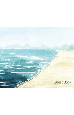 Beach Landscape Guest Book to sign - Lulu And Bell