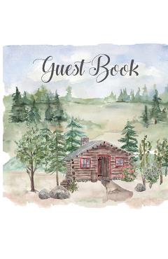 Cabin house guest book (hardback), comments book, guest book to sign, vacation home, holiday home, visitors comment book - Lulu And Bell
