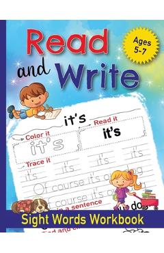 Read and Write Sight Words Workbook: 100 Sight Words and Phonics Activity Workbook for Kids Ages 5-7/ Pre K, Kindergarten and First Grade/ Trace and P - Jocky Books