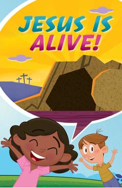 Jesus Is Alive...Happy Easter! (Ats) (Pack of 25) - Good News Tracts