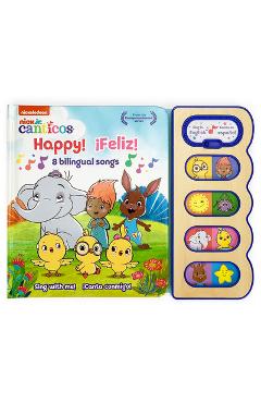 Happy! �Feliz!: 8 Bilingual Songs - Susie Jaramillo