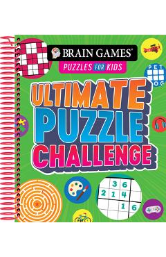 Brain Games Puzzles for Kids - Ultimate Puzzle Challenge - Publications International Ltd