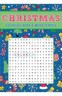 Christmas Coloring Book & Word Search - Editors Of Thunder Bay Press