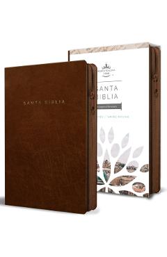 Biblia Reina Valera 1960 Letra Grande. S�mil Piel Canela, Cremallera, Tama�o Manual / Spanish Bible Rvr 1960. Handy Size, Large Print, Leathersoft, Br - Reina Valera Revisada 1960