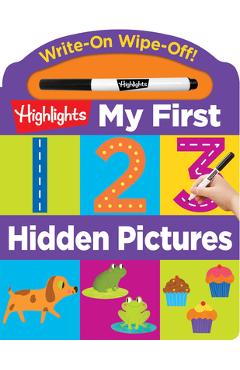 Write-On Wipe-Off My First 123 Hidden Pictures - Highlights Learning