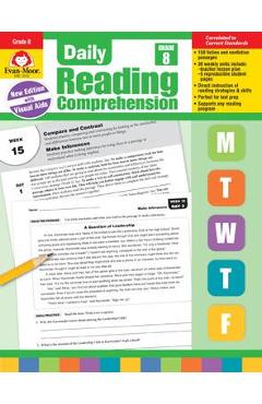 Daily Reading Comprehension, Grade 8 - Evan-moor Educational Publishers