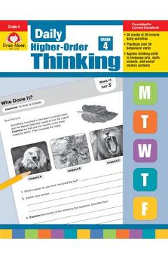 Daily Higher-Order Thinking, Grade 4 - Evan-moor Educational Publishers