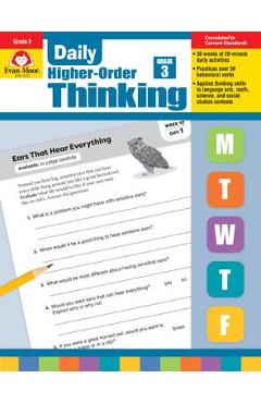 Daily Higher-Order Thinking, Grade 3 - Evan-moor Educational Publishers