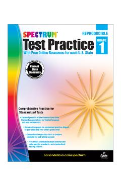 Spectrum Test Practice, Grade 1 - Spectrum