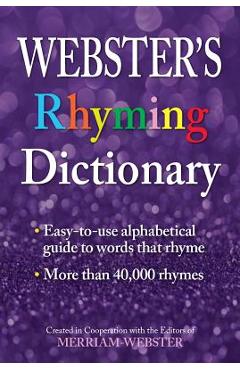 Webster\'s Rhyming Dictionary - Merriam-webster
